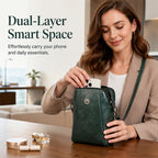 Women's PU Leather Crossbody Phone Bag