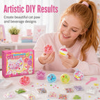 🐱 🧊 DIY Fried Ice Squishy Toy Kit – Cat claw design, squishy fun & creative – Perfect for sensory play & stress relief for kids ✨