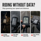 Waterproof bike computer