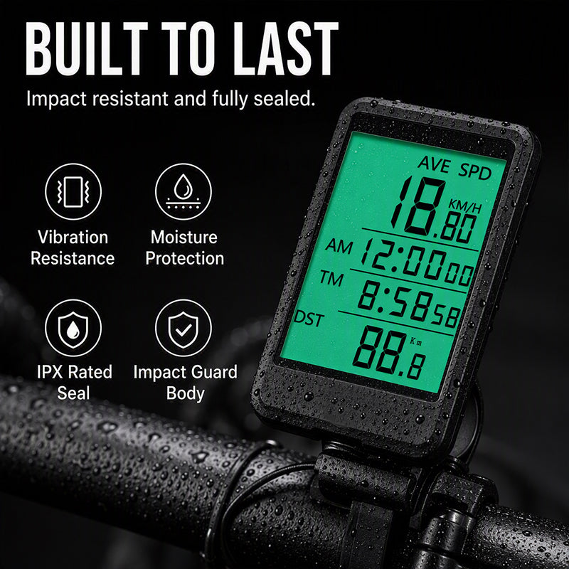 Waterproof bike computer