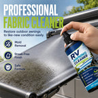 Powerful awning cleaning spray for motorhome