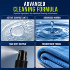 Powerful awning cleaning spray for motorhome