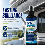 Powerful awning cleaning spray for motorhome