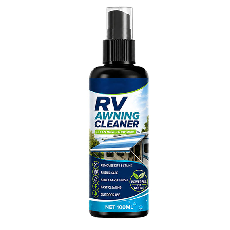 Powerful awning cleaning spray for motorhome
