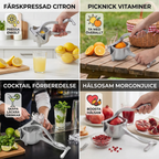 Aluminiumhandpress – Manuell citruspress för frukt & mer